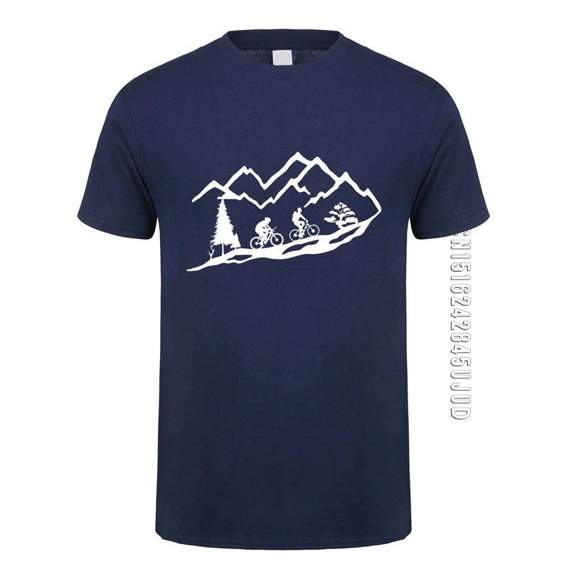 MTB Mountain Biking T Shirt Summer O Neck Cotton Cool T-shirts Birthday Gift Tshirt Tee Unisex Mans