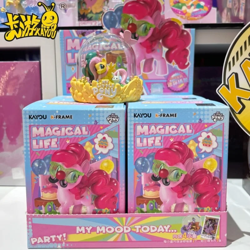 

Оригинальный Kayou My Little Pony, мини-сцена, аниме, модель персонажа, коллекция, украшение для рабочего стола, слепая коробка, подарок на день рождения, игрушки
