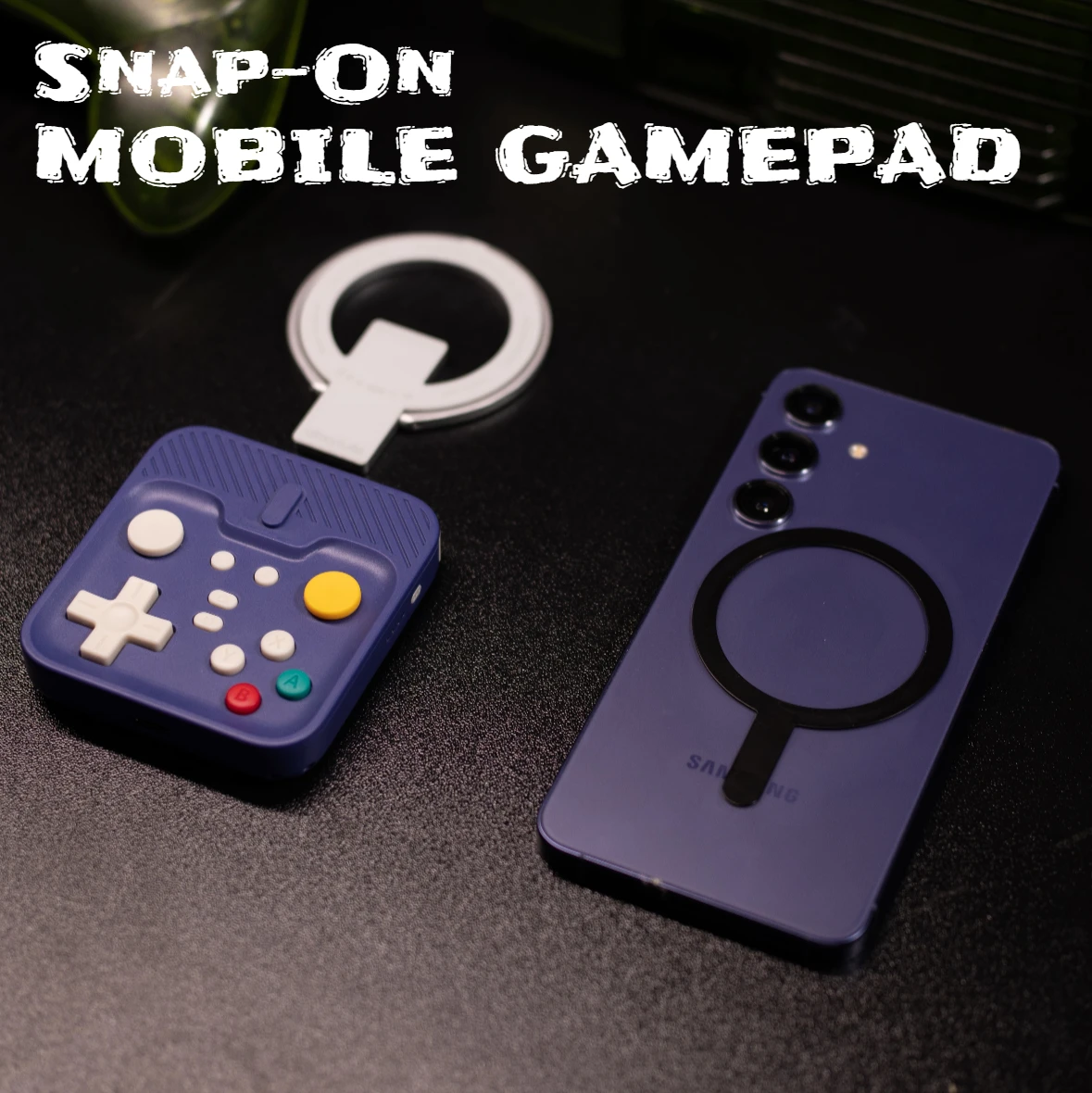 

Магнитный игровой контроллер Abxylute M4: мини-геймпад для телефона, портативный ретро-геймпад MagSafe Snap для iOS/Android/Switch/PC – отличный подарок