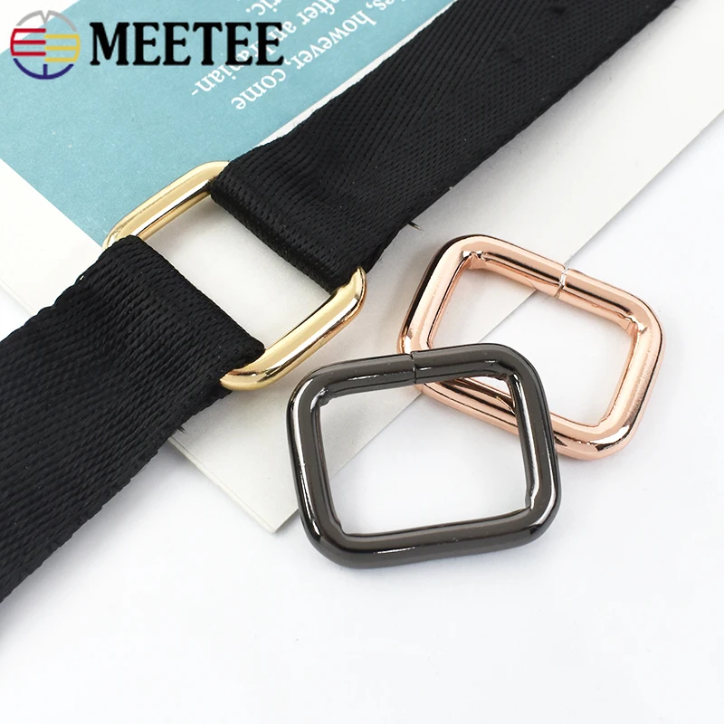 5/10Pcs 13-50mm Rectangle Metal Buckles O D Ring Webbing Belt Leather Rings Clasp Handbag Strap Clip Adjuster Hook Accessories - Image 6