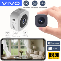 VIVO Mini Security Camera Pro 8K FullHD WiFi Surveillance With 2 Way Audio Motion Detection Infrared Night Vision Security Cam