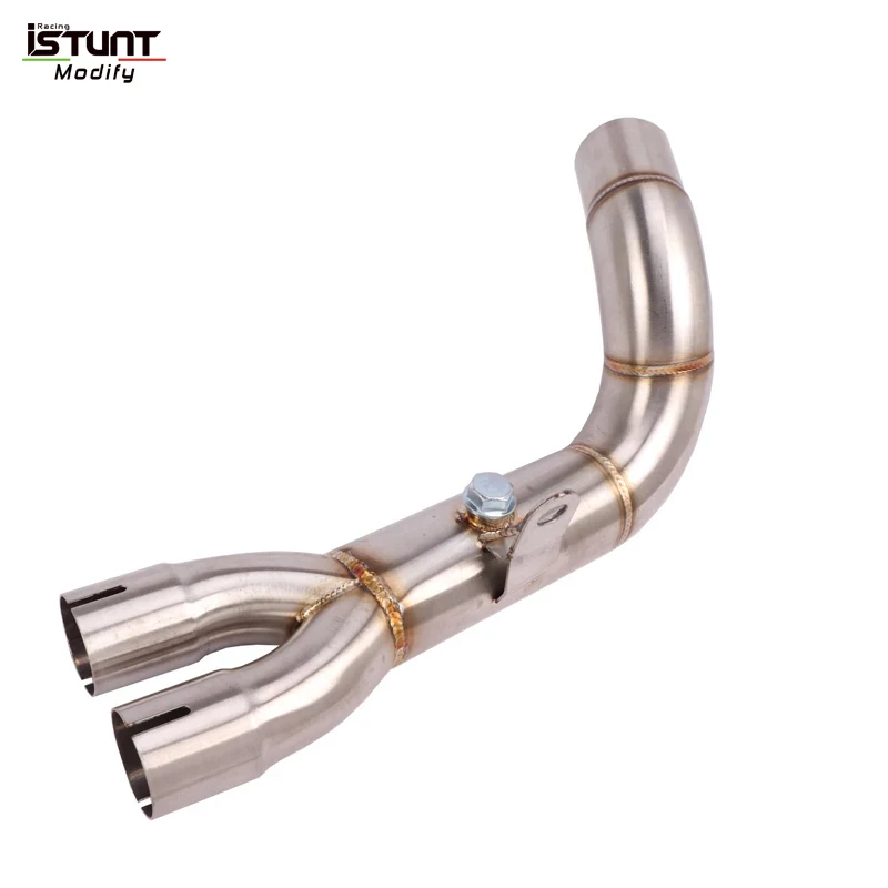 Slip On for Honda Cb1000R 2009 - 2018 Motorcycle Exhaust Stainless Steel Mid Link Pipe Connect Original Muffler Espaces Moto