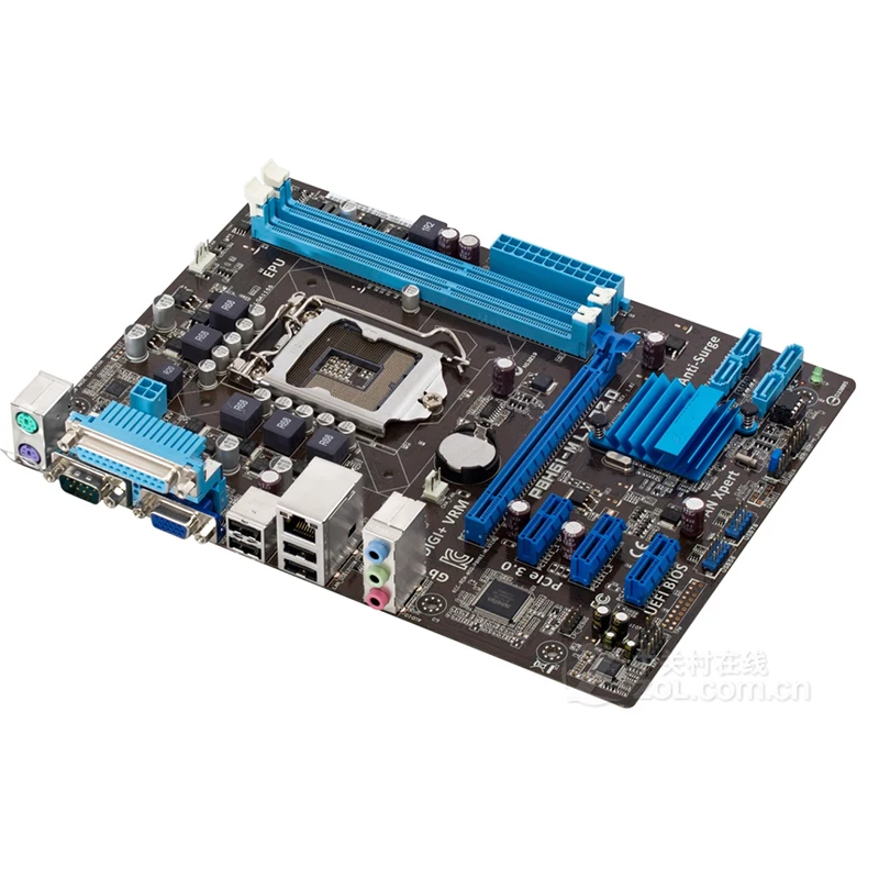 For Intel Used H61 P8H61-M LX R2.0 motherboard original  LGA 1155 DDR3 16GB For USB2.0 SATA2 Desktop Mainboard