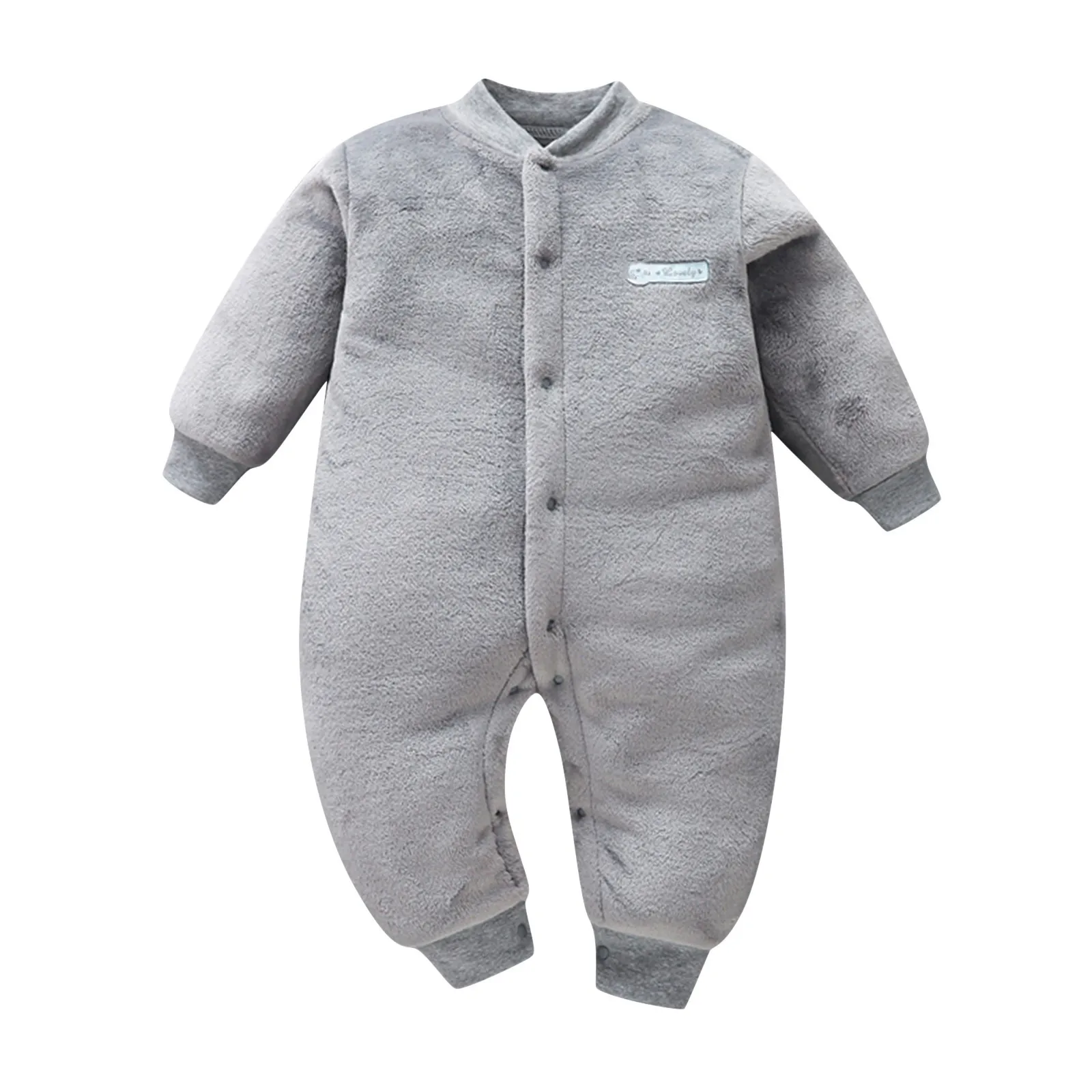 2024 Autumn Winter Baby Boys Bodysuit Coral Velvet Cartoon Printed Warm Infant Boys Jumpsuit Flannel Velvet Newborn Boys Outfits