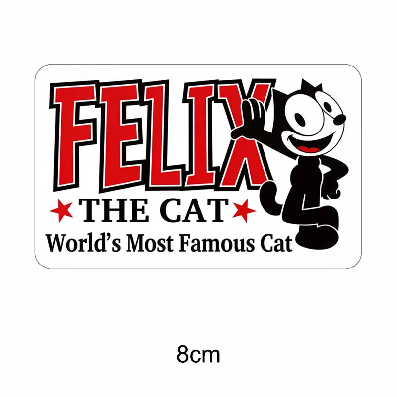 Classic Cartoon Stickers Vintage Famous Cat Vinyl Decals Waterproof Matte Pegatinas for Car Motorcycle Laptop Skateboard Helmet