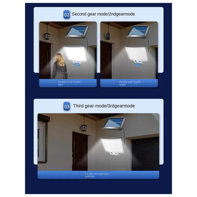 

1Set Outdoor Garden Decoration Solar Light Sun Powered Spotlight Waterproof 136COB