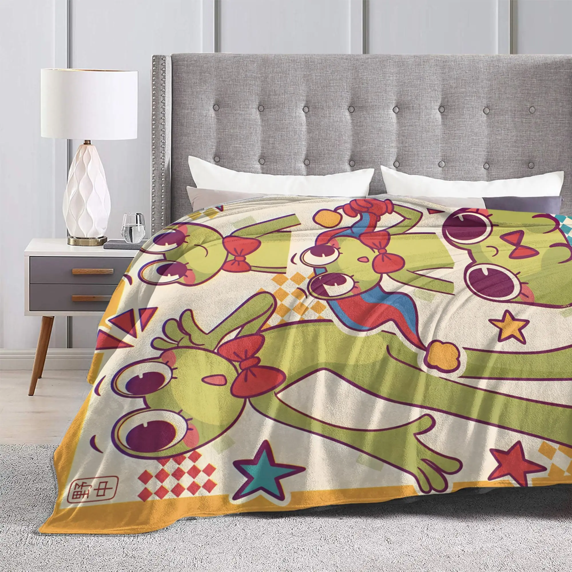 Koc flanelowy z motywem żaby R – Cashmere Throw Blanket recenzja i cena