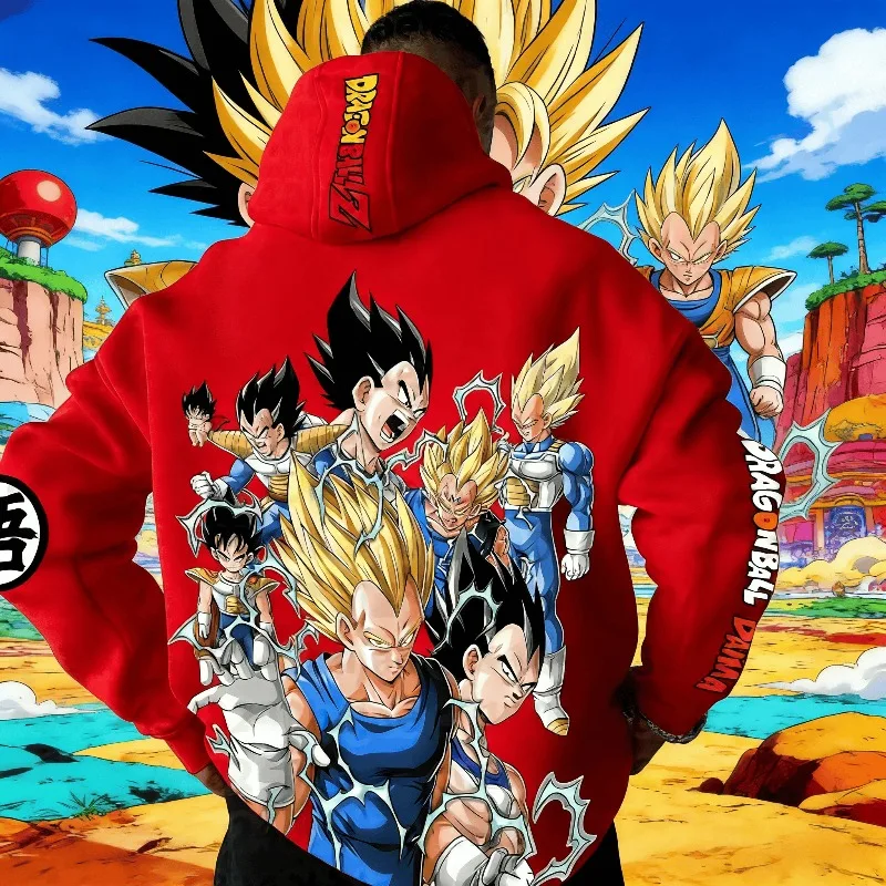 

Dragon Ball Graphic Hoodie - Premium Cotton Comfort, Elastic Stretch, Airy Warm, Stylish Print, Hood for Weather, Fashion