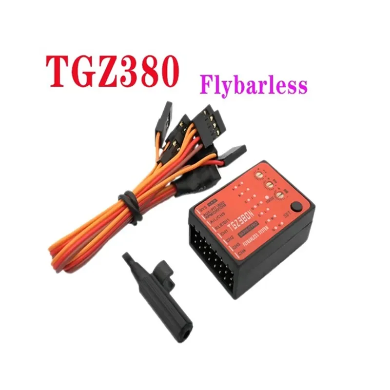 TGZ380N TGZ380 3Axis Gyro Aileron-free System Gyroscope with Servo Connection Cable for RC Aircraft UAV Drone