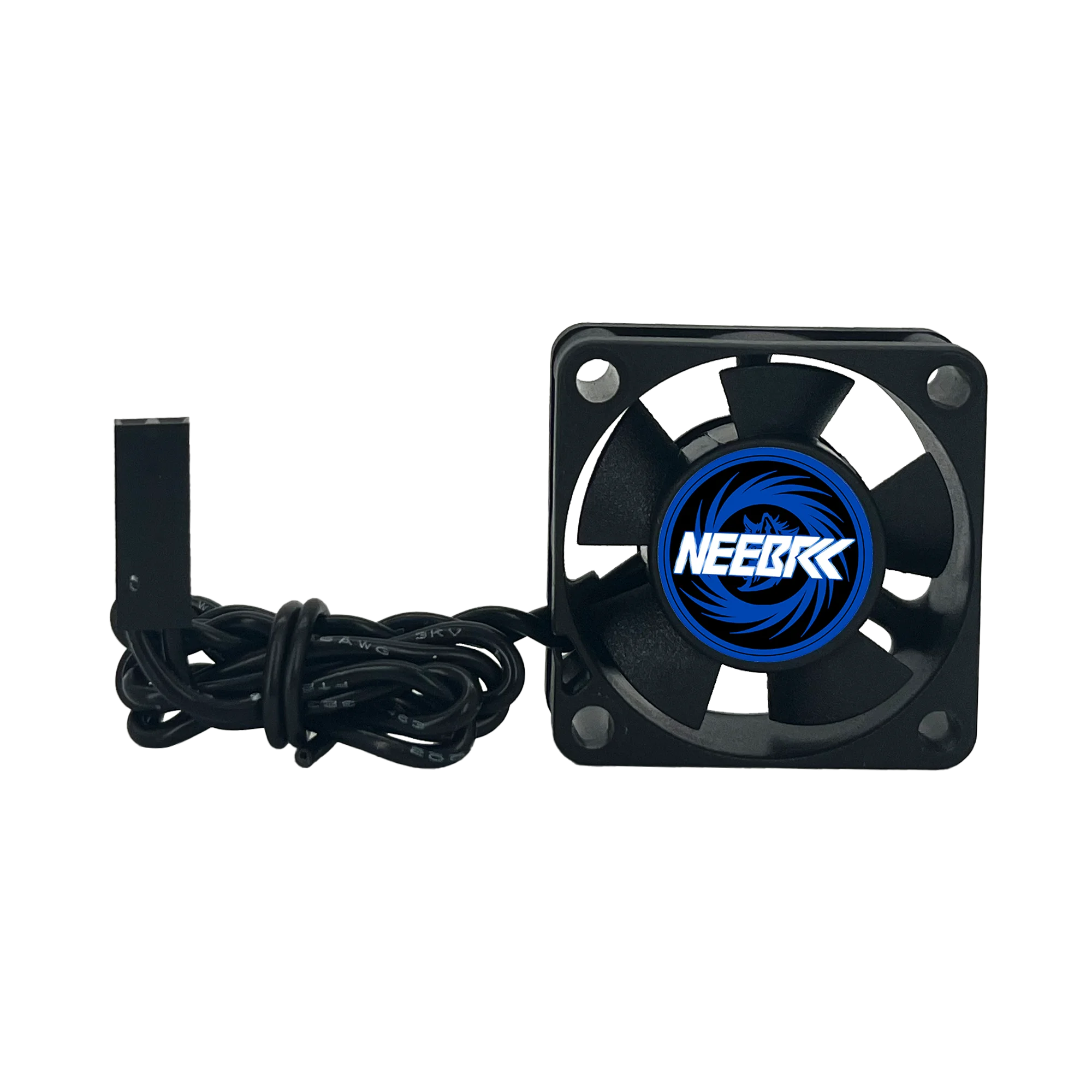 NEEBRC 30mm 40mm 5V-12V High Wind Rapid Fans RC Motor Fan Cooling Heatsink with Metal Holder Brushless Motor 36/42mm ESC Car