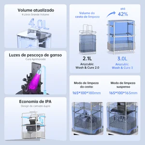 Anycubic Wash & Healing 3 4 Liters Large Wash Cure 2-EM-1 SLA LCD DLP Machine Resin 3D Printer for Photon Mono 2 8 Main Sales Printer 3D Resin - №8