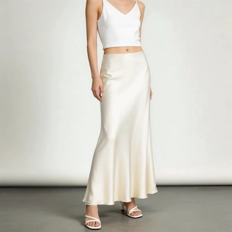long pearl white