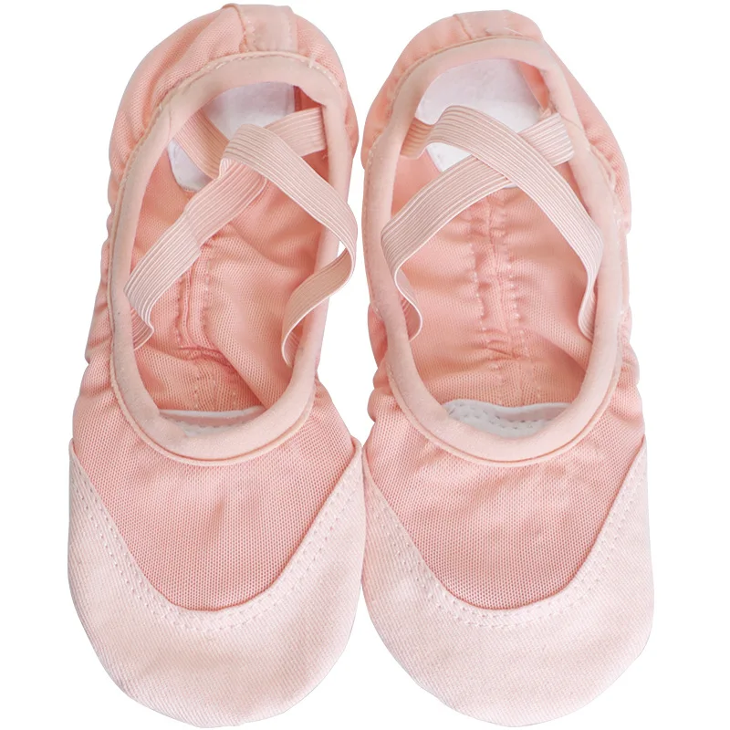 Elastic Mesh Ballet Shoes for Women Adult Soft Split Sole Girls Ballet Slippers High Quality Breathable Ballerina Dance Shoes