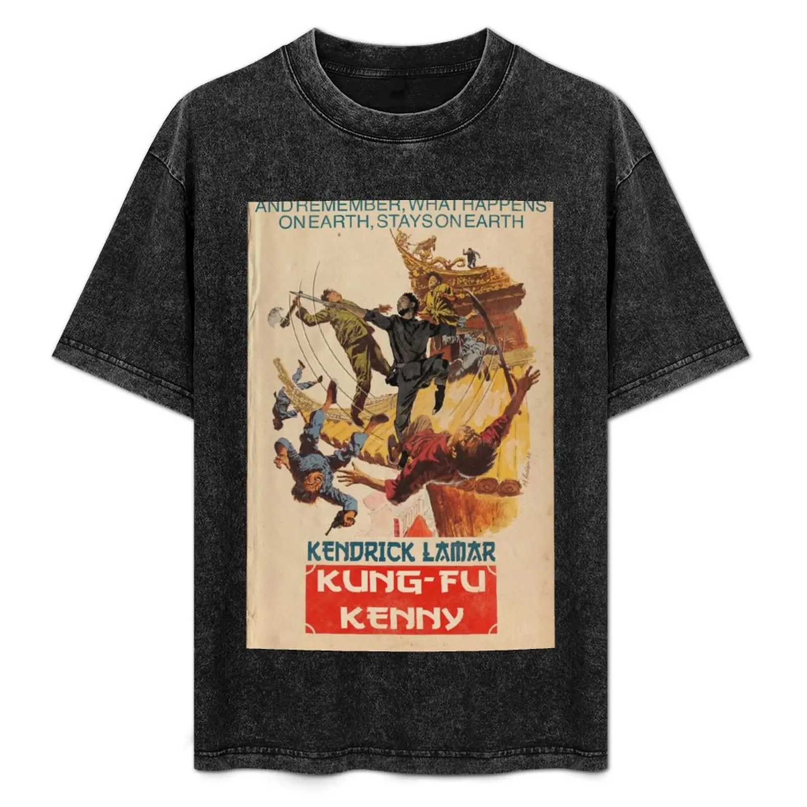 

Kendrick Lamar - Kung Fu Kenny Parody T-Shirt Casual Trendy Short Sleeve T-Shirt
