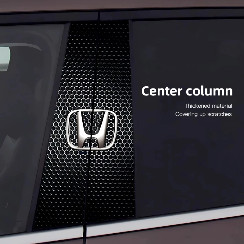 

Car B-pillar center pillar cover decal accessories for Honda Civic Fit Jazz Accord Pilot CRV Odyssey Passport City Shuttle HRV