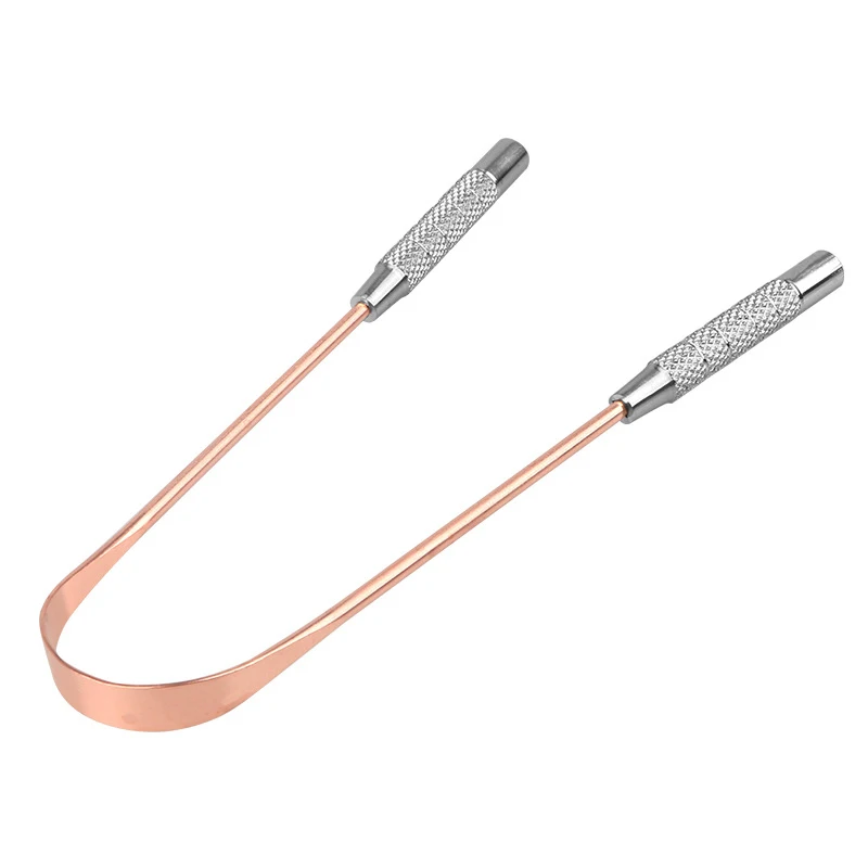 /ACR/Copper Tongue Scraper Oral Tongue Cleaner Brush Tongue Toothbrush Oral Hygiene High Quality Tounge Scraper 1PCS