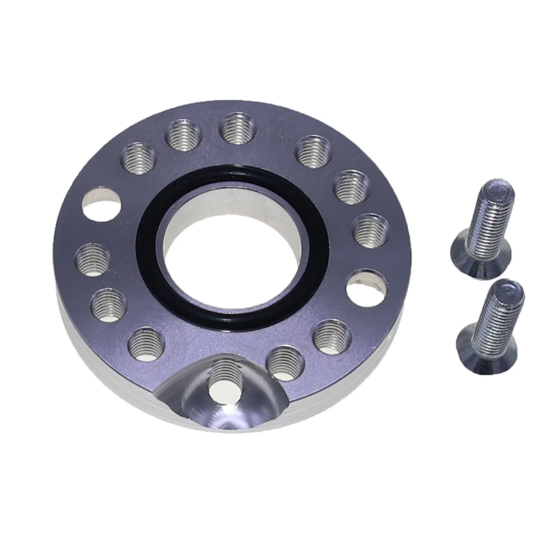 28mm - Colorful CNC - Carb Adjuster Carburetor Inlet Manifold Spinner Plate Adaptor For Pit Dirt Bikes Buggy