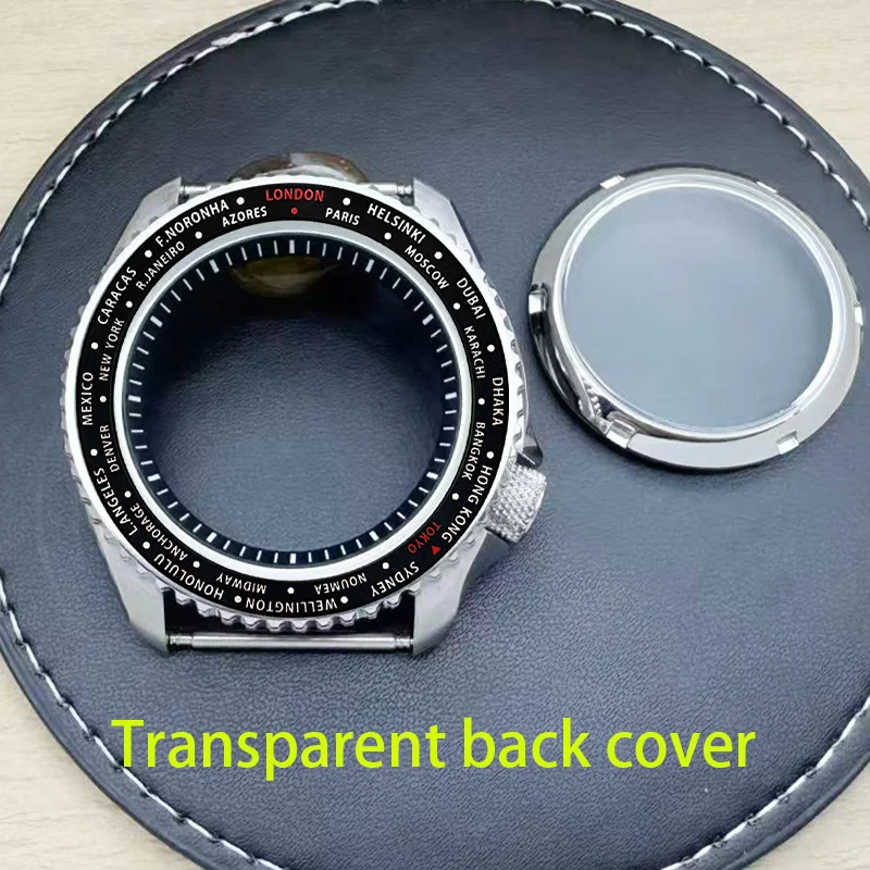 

42mm Silver SKX007 Watch Case Sapphire Glass Fits 4R35 4R36 7S26 NH35 NH36 Movement 28.5mm Dial Men's Dive Watch Cases Refit