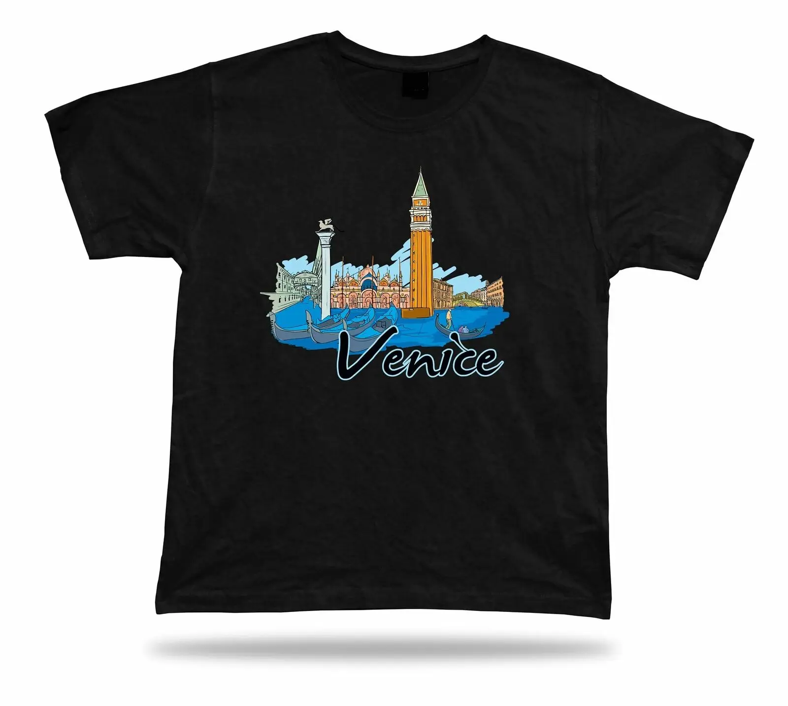 Venice Piazza San Marco Saint Marks Basilica Bridge of Sighs Grand Canal tshirt