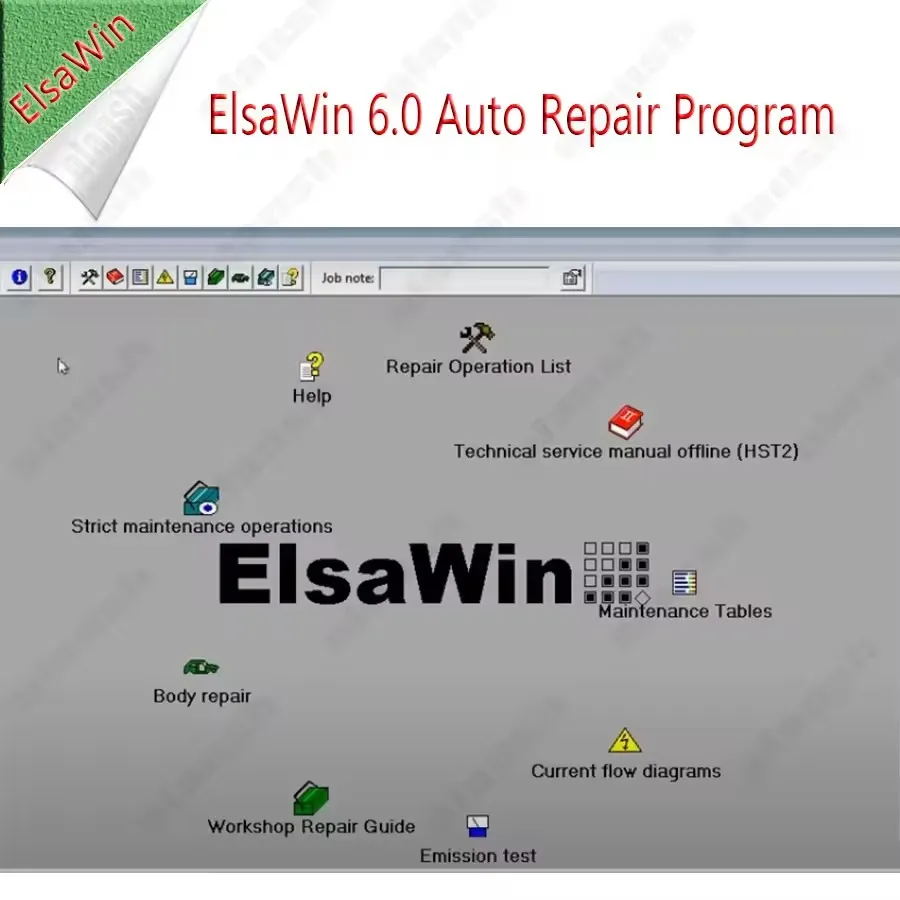 2021 رائجة البيع برنامج إصلاح السيارات ElsaWin 6.0 أحدث 80gb Hdd القرص الصلب الأحدث لـ V-W لـ Audi Elsa Win 6.0 قاعدة البيانات التلقائية