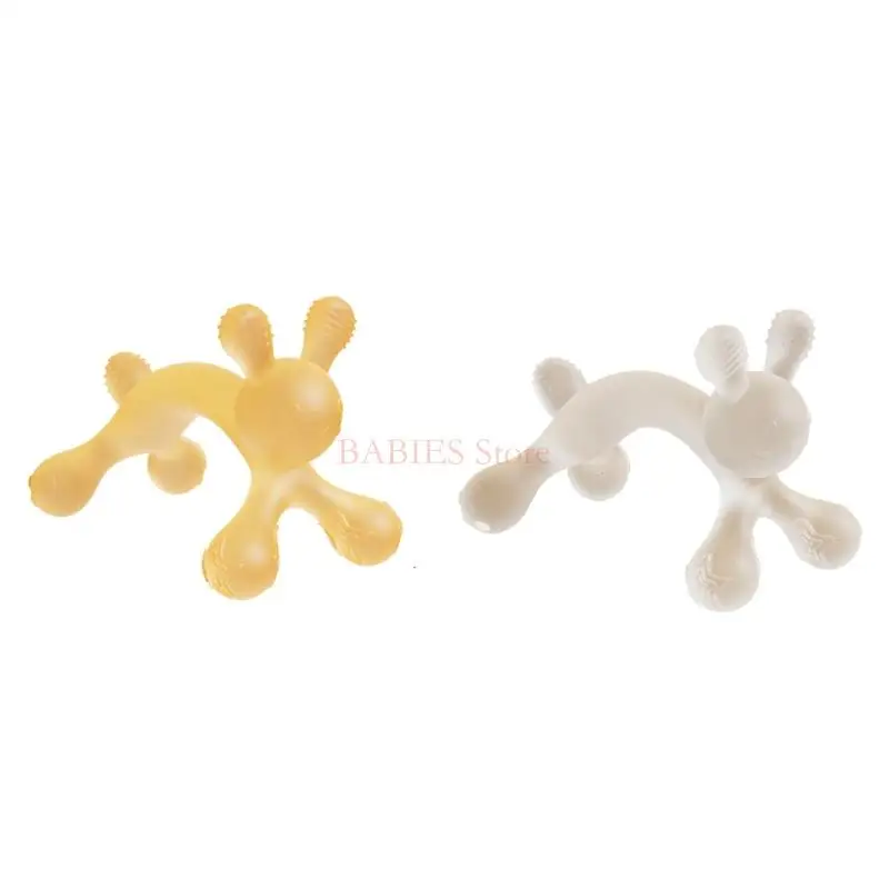 

Teething Toy for Baby,Infant Teether Soft Silicone Teether Toy Safe and Effective Tooth Uncomfot Relief Tool