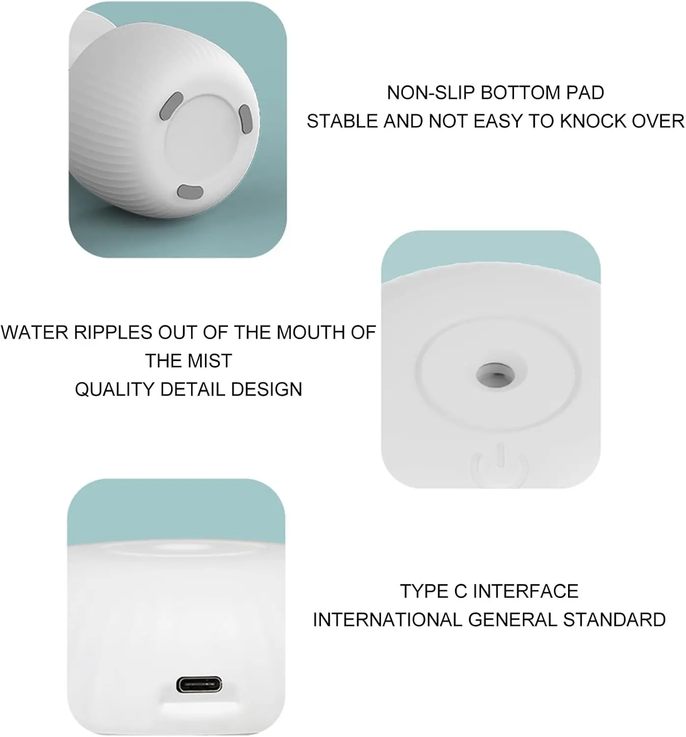 Diffuseur d'arôme Anti-gravité gouttelette d'eau humidificateur à flux inverse huile essentielle Mini diffuseur d'arôme lampe à ultrasons ménage