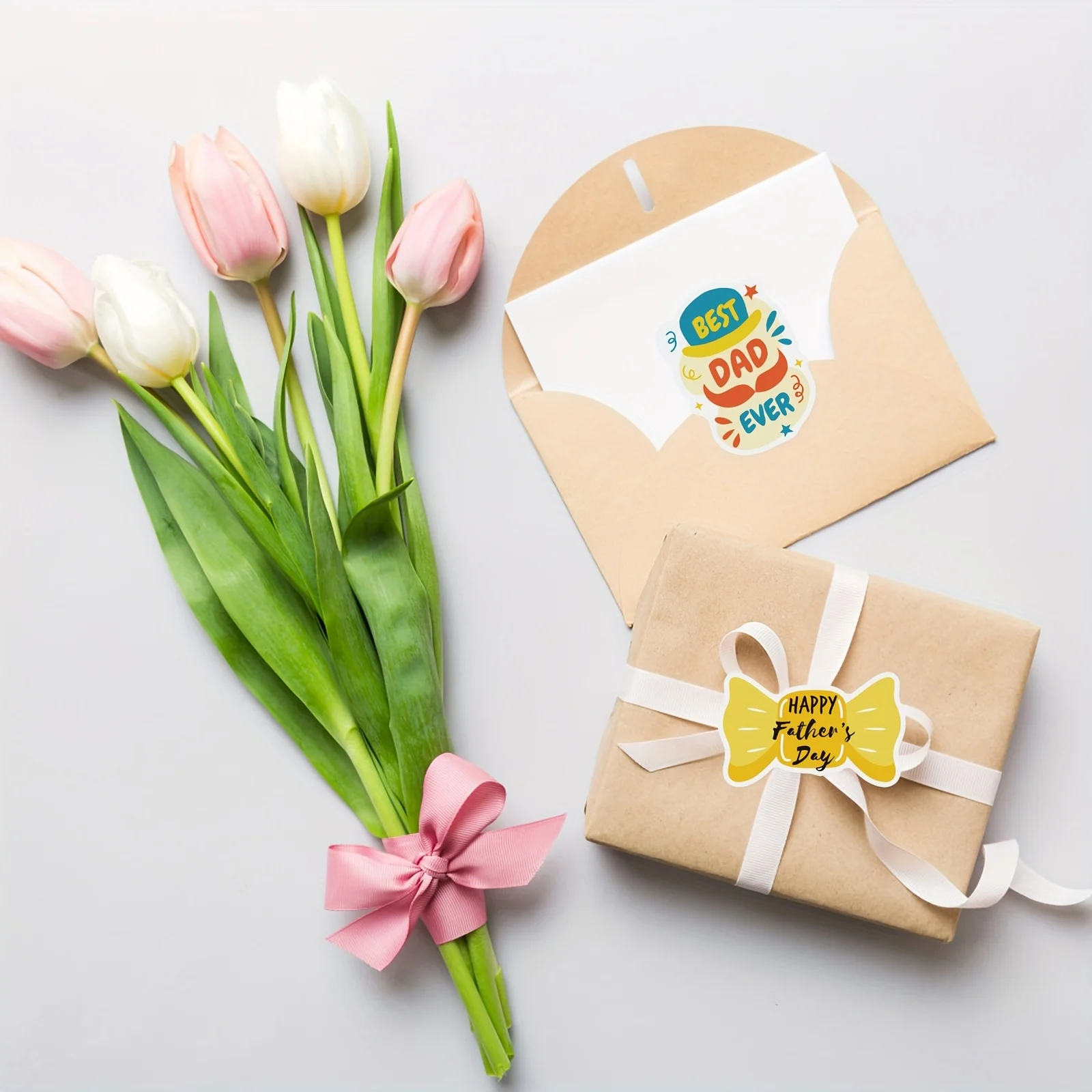 10 pegatinas para el día del padre: las mejores etiquetas temáticas de papá, adecuadas para tarjetas, sobres, confitería de regalo, etc.