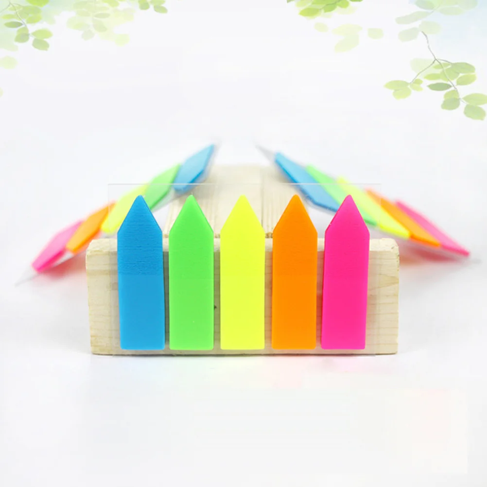 10pcs Bookmarks Index Tabs Paper Memo Notes Sticky Label Pads For School Office Supplies Reading Organizing Color Coding