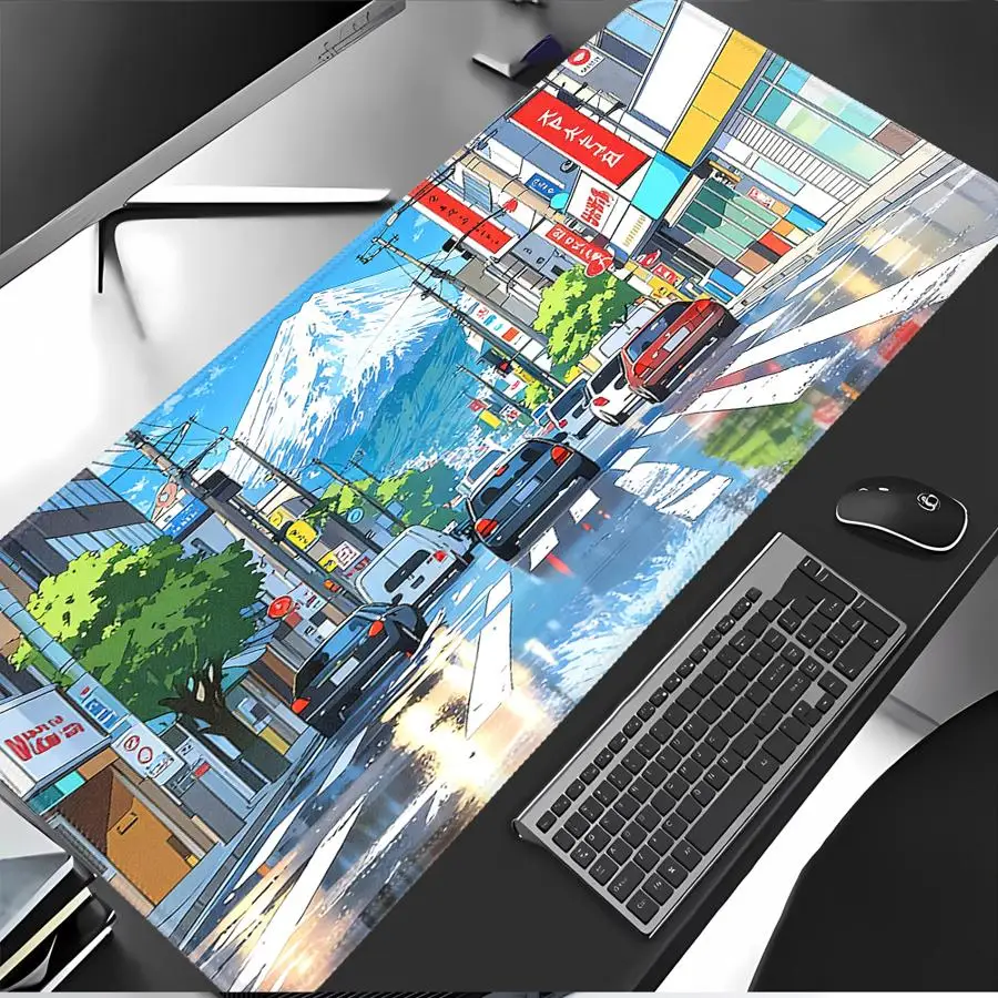 

Водонепроницаемый коврик для мыши с мультяшным изображением гор Фуджи, офисный коврик, аксессуары для стола, коврик для игровой консоли, коврик для клавиатуры и мыши, коврик для компьютера и ноутбука