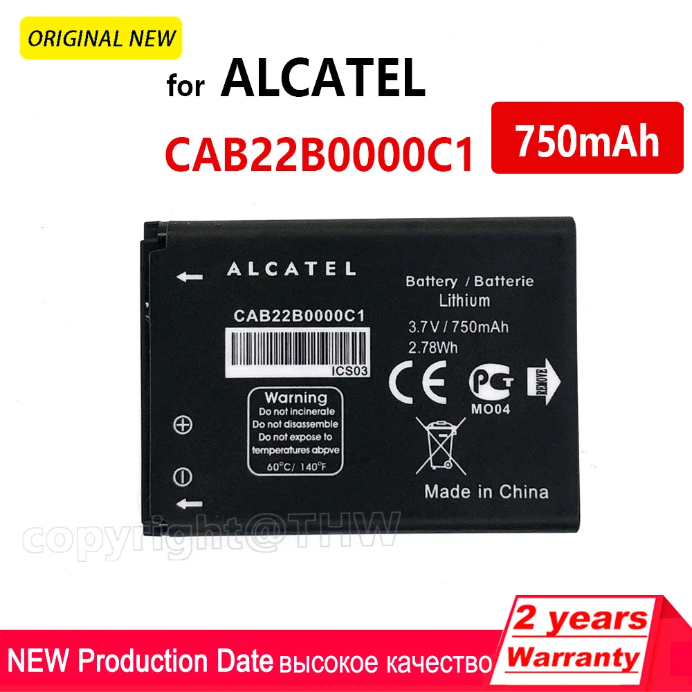 Original New Replacement Battery For ALCATEL TLi009AA TLi028C7 TLi019D7 CAB0400000C1 CAB31L0000C2 CAB22B0000C1 TLiB5AF Batteria