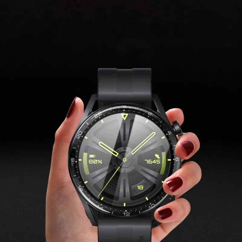 Skinlee For OPPO Watch X3 Curved screen fully coated steel film For OPPO Watch X3 Tempered protective film