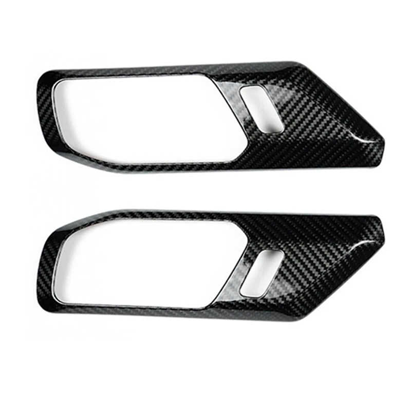 Super Sale Car Door Handle Inner Door Handle Carbon Fiber Door Handle Trim Sticker for Ford Bronco 2021-2026 LHD