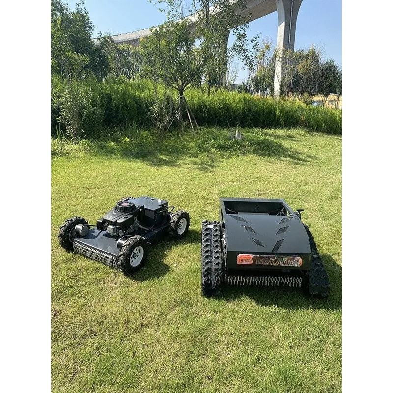 Small wheel lawn mower