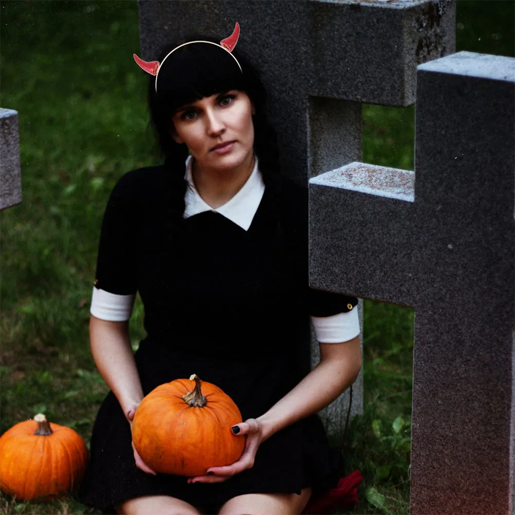 

3Pcs Devil Horn Headbands Halloween Hair Accessories Party Costume Cosplay Shiny Horns Headband Horns Headbands