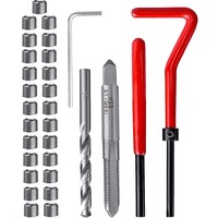 M5/6/8/12 Metric Thread Repair Insert Coil Helicoil For Restoring Damaged Threads Spanner Twist Drill Bit Automotive Repair Kit