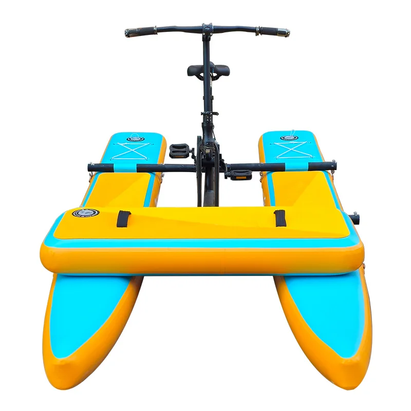 

For Inflatable Water Bike Pedal Boat With PVC Hull For Surfing And Drifting In Ocean Waters