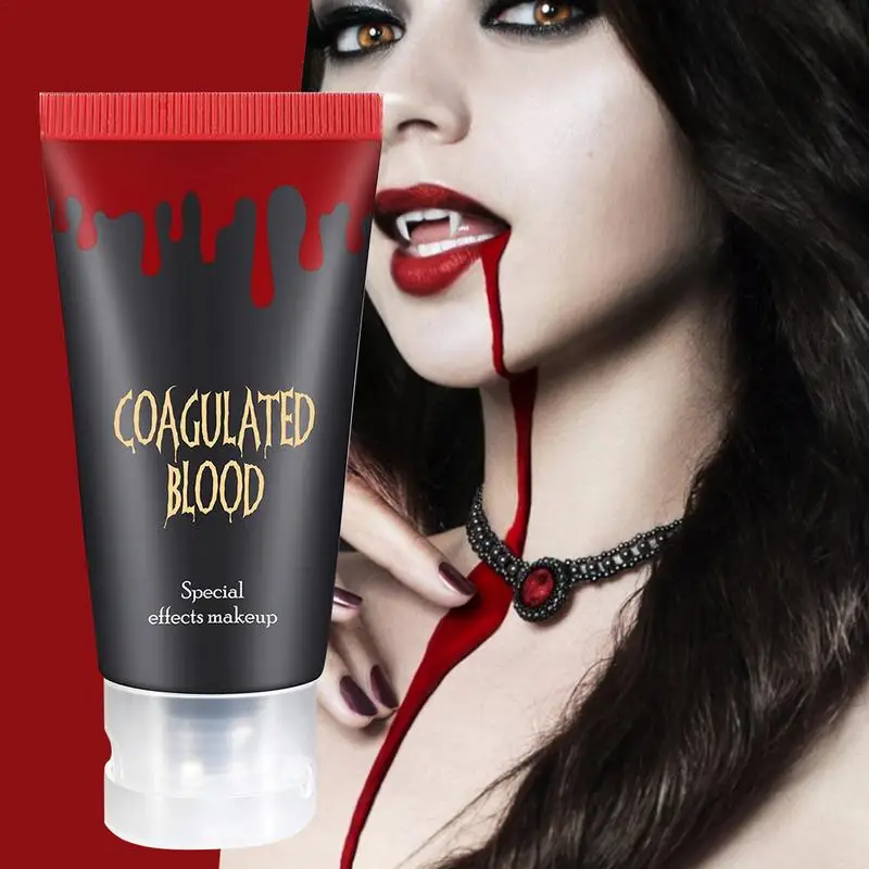 Fake Blood Makeup Halloween Liquid Dripping Blood Realistic Vampire Fake Blood Fake Blood Spray For Cosplay Party