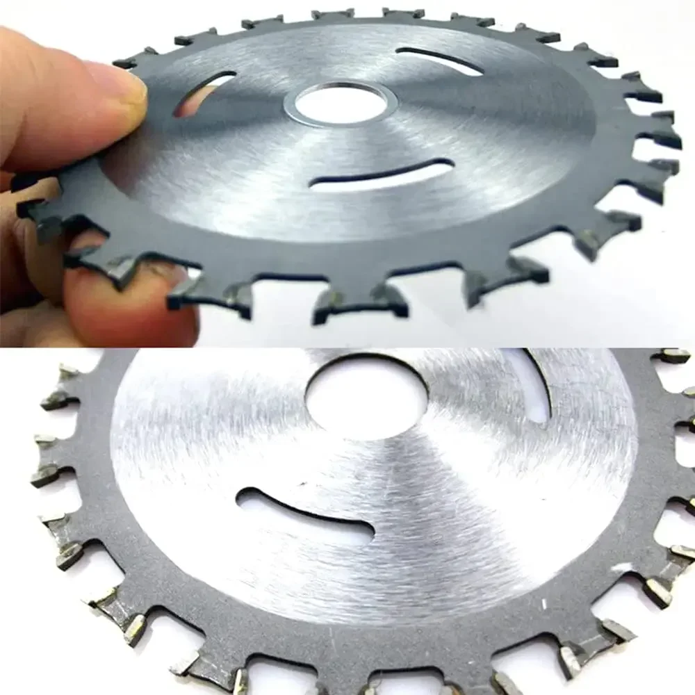 4Inch Alloy Woodworking Double Side Saw Blade Circular Cutting Disc Rotating Drilling Wood Plastic Aluminum And Steel