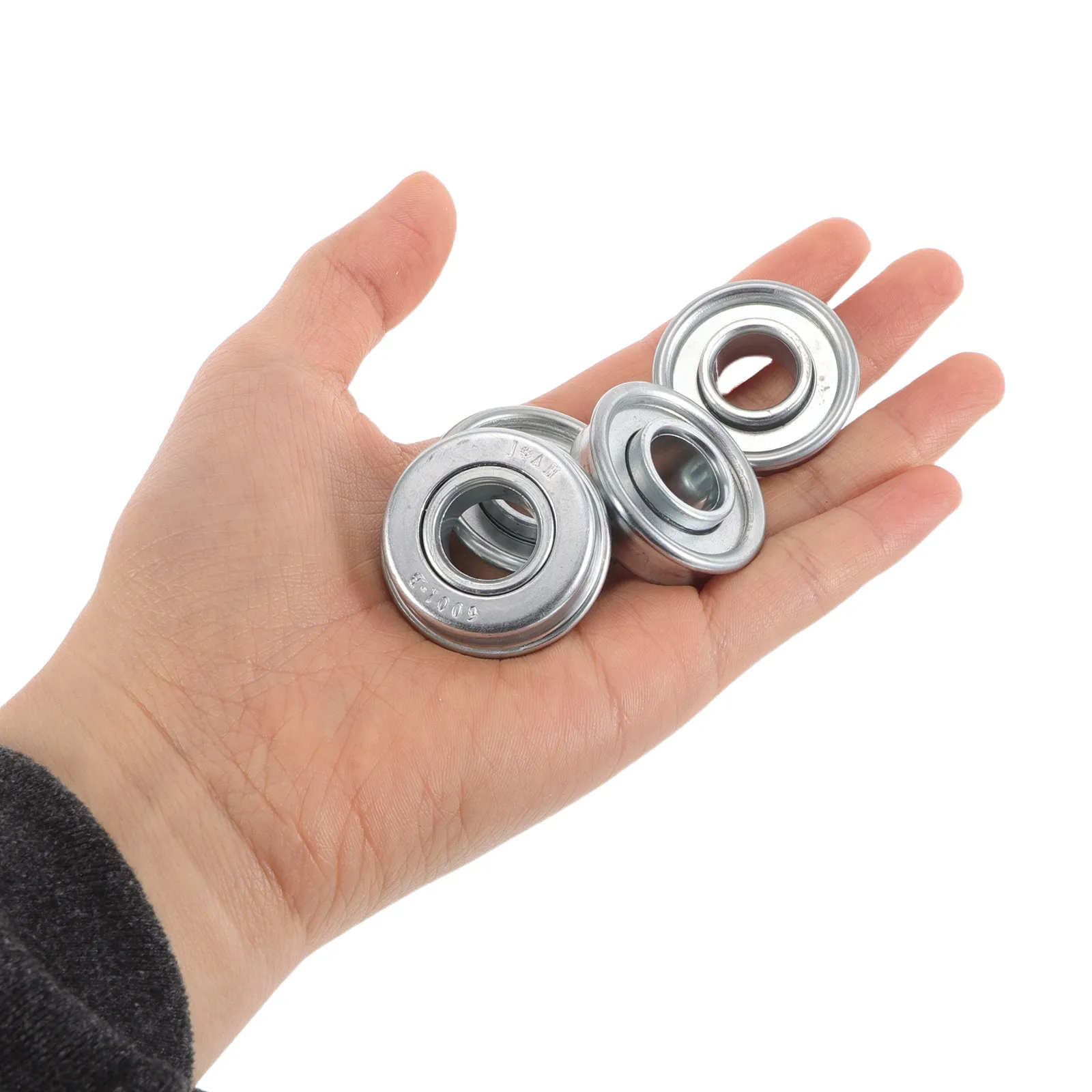 

4PCS Lawn Wheel Bearings Steel Replacement Parts Durable Lawnmower Replacement Parts Material Universal Fit Front Rear Wheels