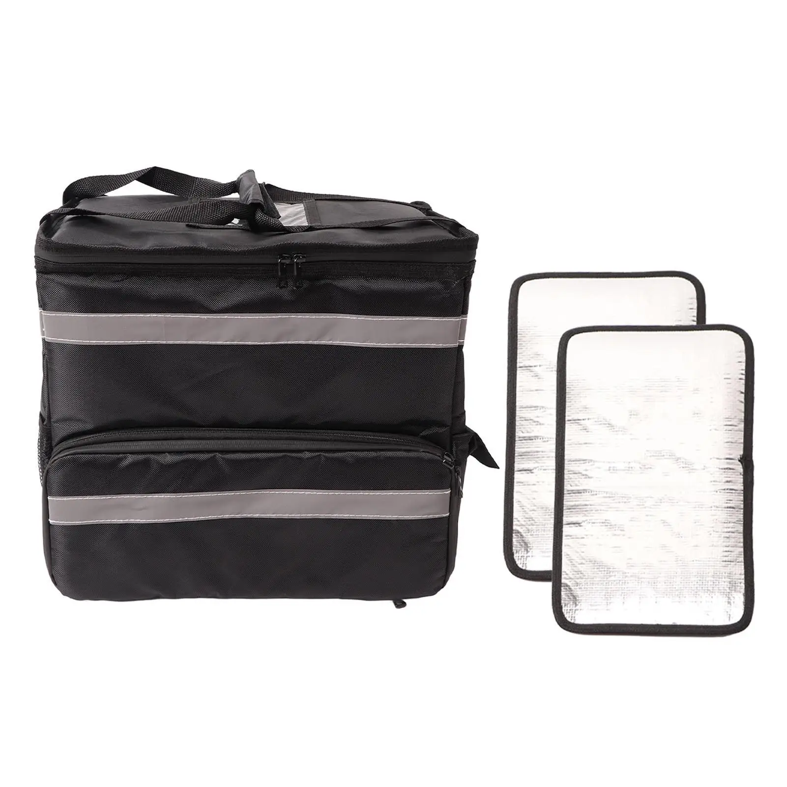 

50L Insulated Thermal Pizza Delivery Backpack with Expandable Layer for Take Out for camping Travel