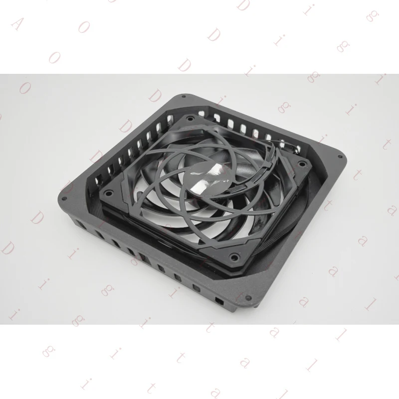 W W FEVM FN60G V2 version cooling-enhanced base is suitable for 12cm PWM automatic temperature-controlled speed-adjustable fans