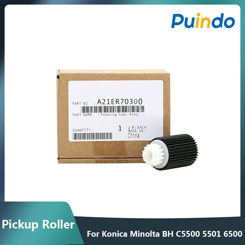 Genuine A21ER70300 Bypass (Manual) Pickup Roller For Konica Minolta BH C5500 5501 6500 6501 65hc CPP650 C6000 7000 C7000P 70hc