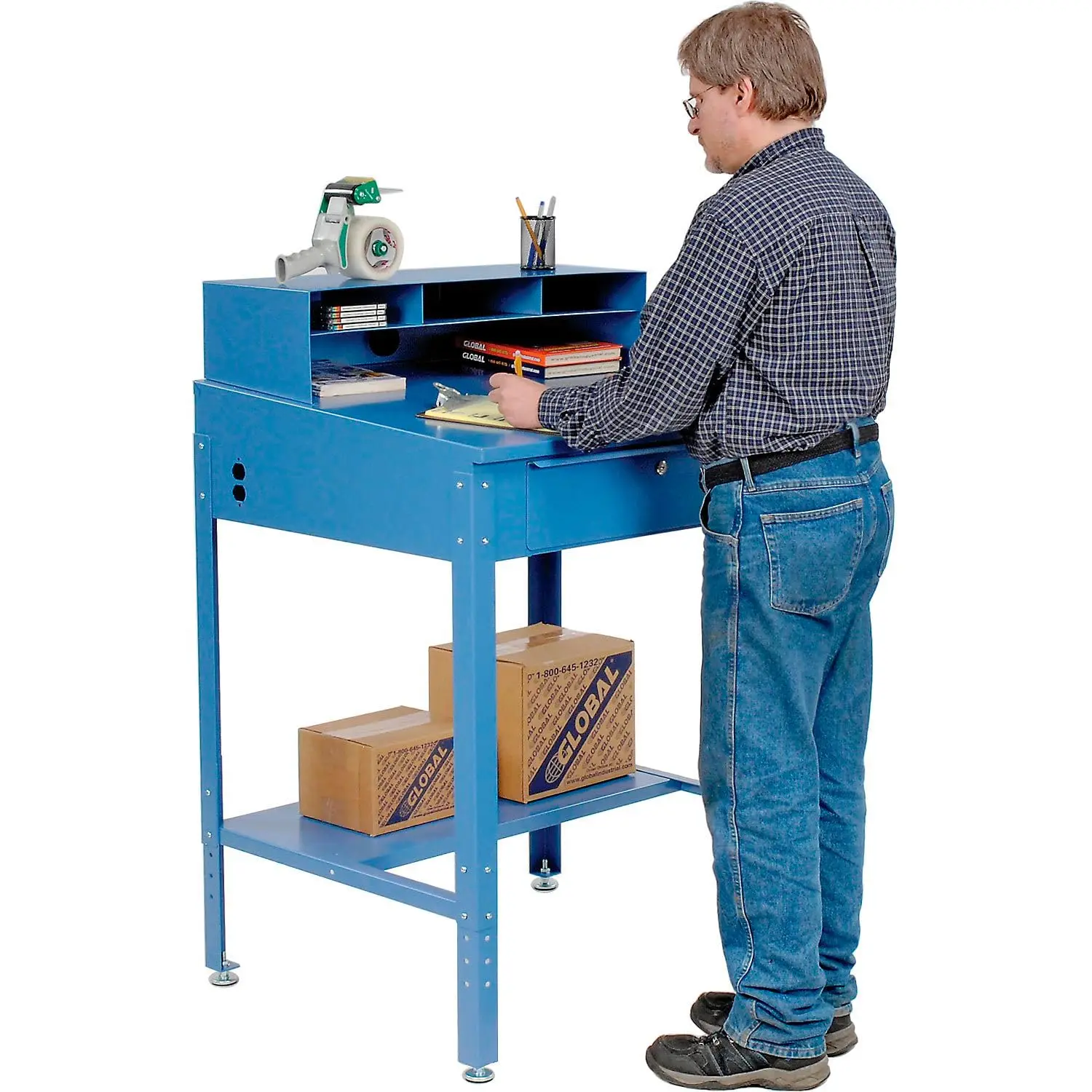 Industrial Shop Desk 34.5