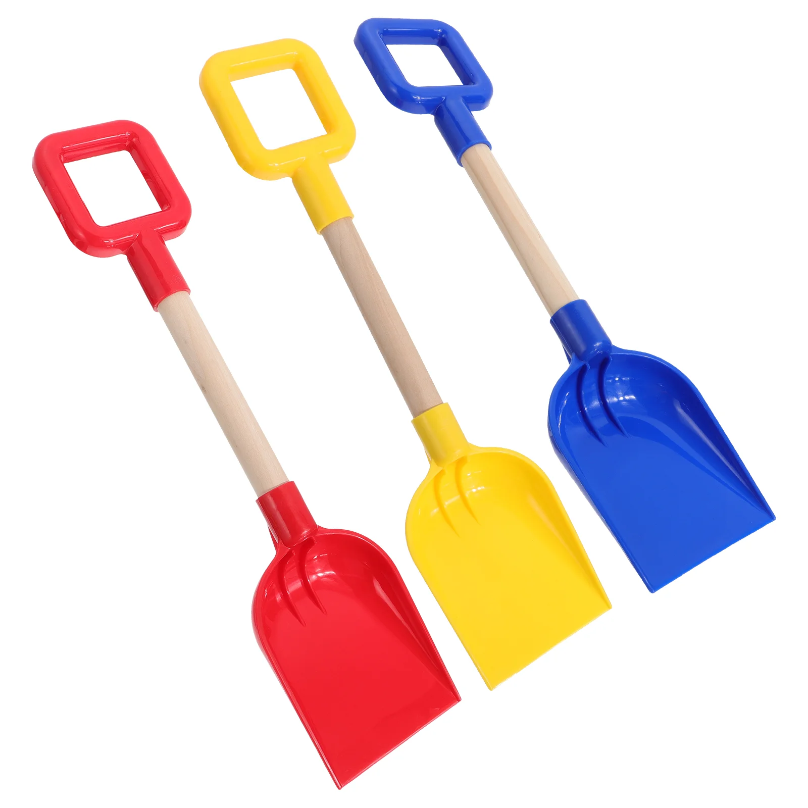 

3 Pcs Beach Toys Plastic Shovels Gardening Children Thicken 39X10CM Kids Sand Playthings