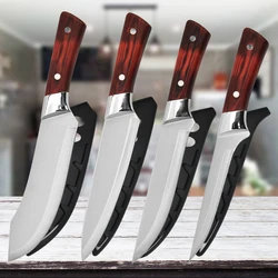 Forged Slaughter Boning Knife Meat Cleaver Butcher Fish Knife Kitchen Bone Meat Fish Sushi Knife Fruit Vegetables Cutting Tools