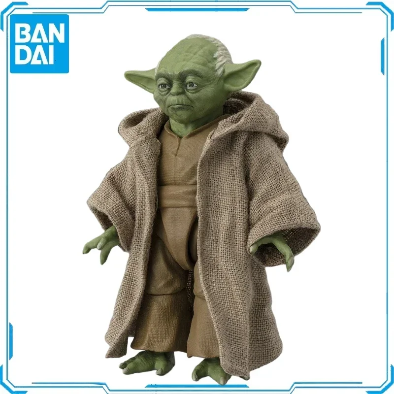 

Предварительная продажа, оригинальные фигурки Bandai Star Wars SHF Yoda, анимационные игрушки, подарки, модель, оригинальный коллекционер, хобби, аниме