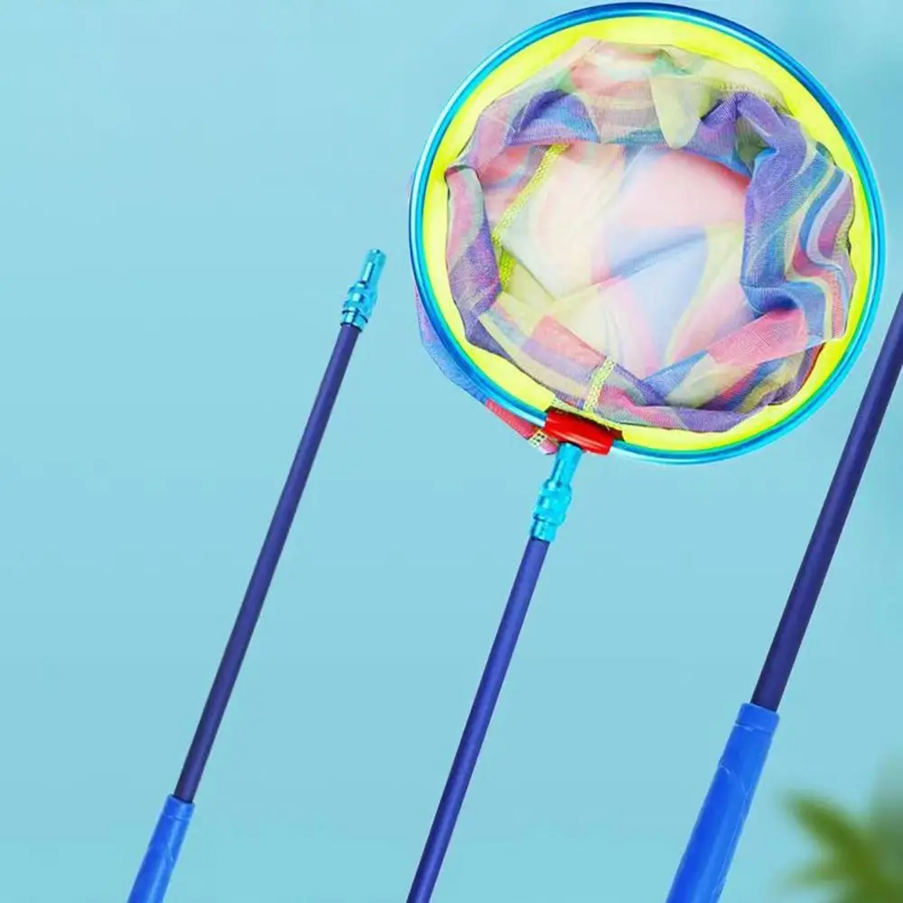

Aluminium Alloy Pocket Fish Dip Net Portable Catching Bugs Telescopic Pole Net Head Folding Fishing Toy Corrosion-resistant