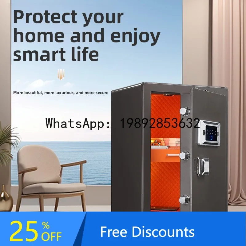 CZ All-Steel Safe Home Luxury Interior Multiple Sizes Available Anti-Theft Safe Fingerprint Password Safe
