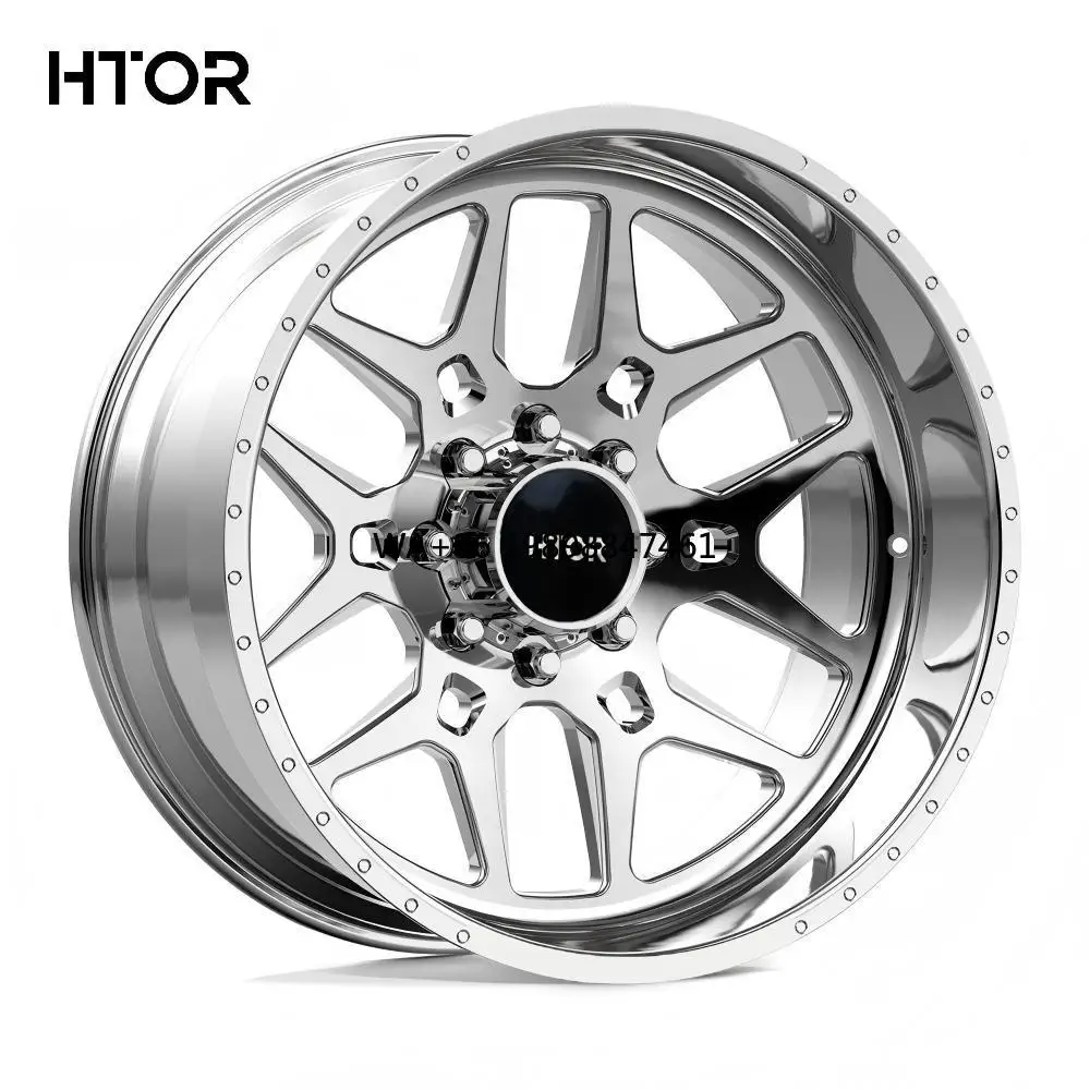 

Кованые полированные внедорожные диски HTOR 24x10, 24x12, 24x14, 8x6.69, 8x6.5 с глубоким ободом