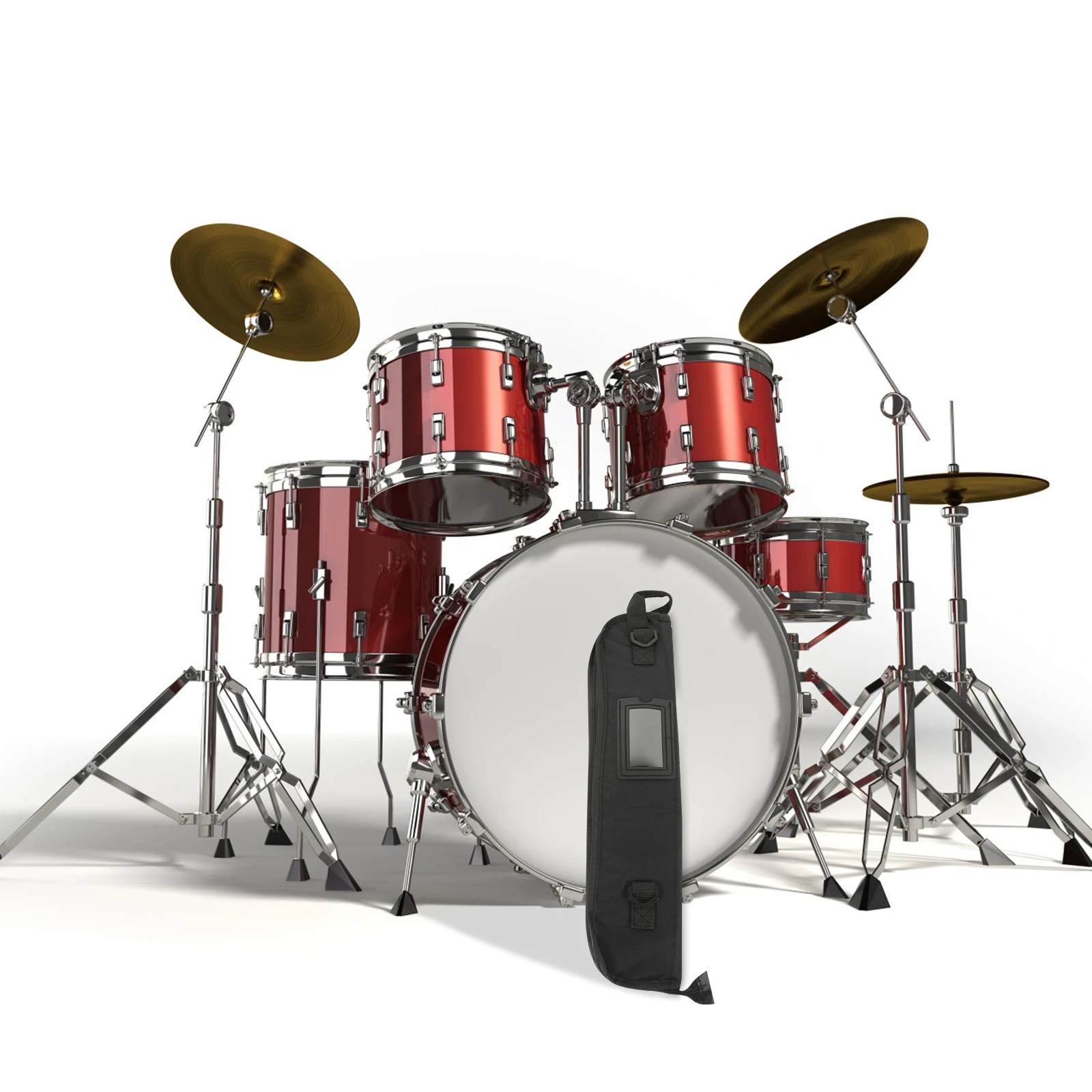 

Drumstick Bag Oxford Cloth Waterproof Portable Holder Tote Pouch Durable Storage For Drumsticks Jazz Mallets Accessories